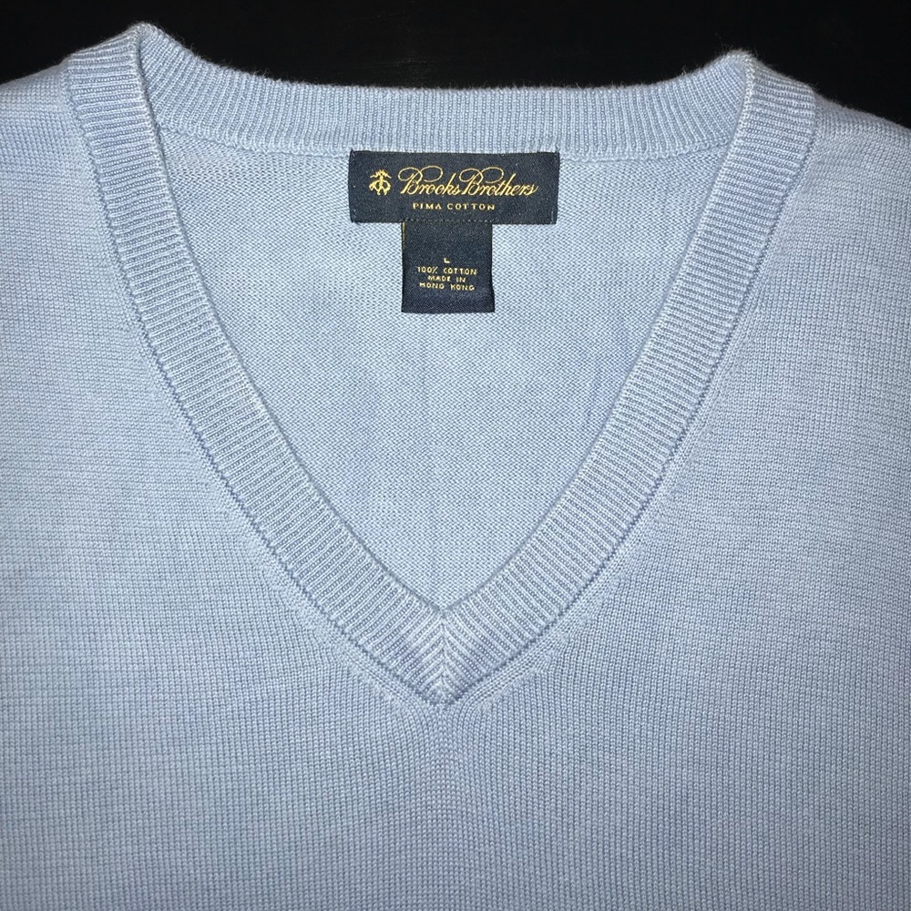 Pima Cotton Brooks Brothers Sweater Vest